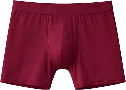 سراويل داخلية SilkCut Premium Micro Modal Air Boxer للرجال - ملابس داخلية مسامية، تحكم في الرطوبة، ملاءمة مريحة - Cabernet in Saudi Arabia