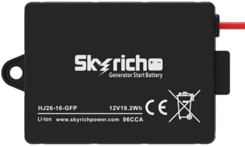 بطارية بدء تشغيل المولد البديل HJ26-16-GFP-FBA، بطارية ليثيوم Powersports، 12 فولت 19.2 وات في الساعة 96CCA in Kuwait