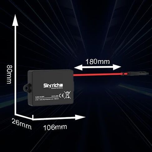 بطارية بدء تشغيل المولد البديل HJ26-16-GFP-FBA، بطارية ليثيوم Powersports، 12 فولت 19.2 وات في الساعة 96CCA in Kuwait