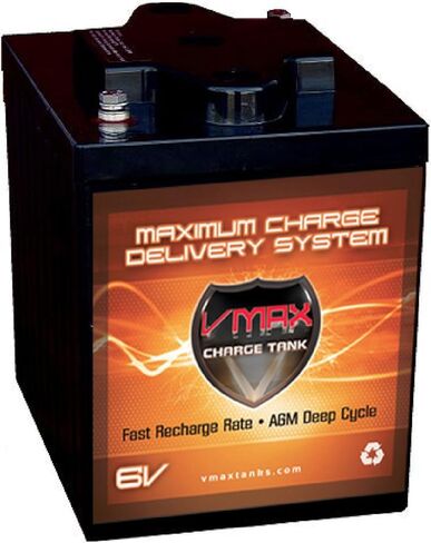 VMAX6-225 GC2 AGM Deep Cycle Battery Replacement for Club Car Transporter 4-Electric 6V 225Ah Golf Cart Battery in Saudi Arabia