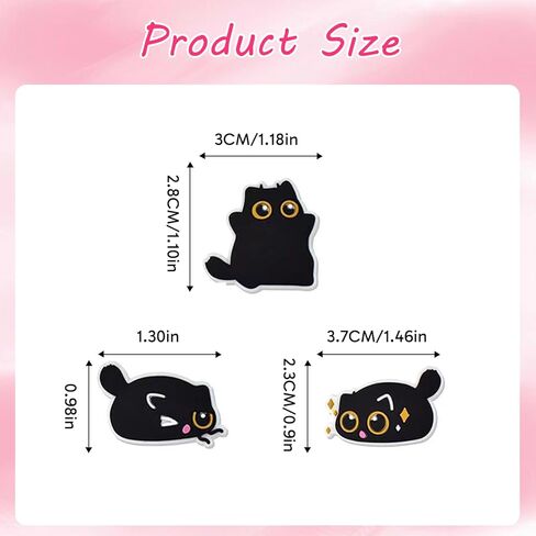 32 Pack Cat Charms, Shoe and Bag Decorations, Cute Animal Charms Accessories for Women Men,Ideal Gift for Cat Lovers in Kuwait