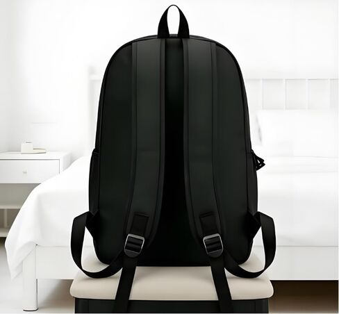 Backpack Water Resistant Lightweight for Men Women,Durable College Bookbag with Multiple Pockets,Travel Back Pack(Black) in Saudi Arabia