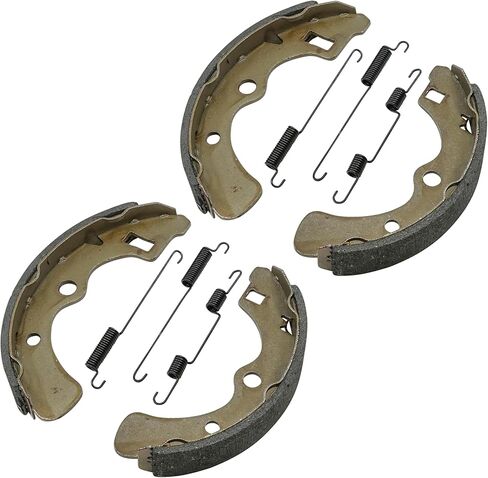 Caltric 2 Rear Brake Shoes Compatible with Kawasaki Mule 3010 KAF620 1993 2001-2008 in Saudi Arabia
