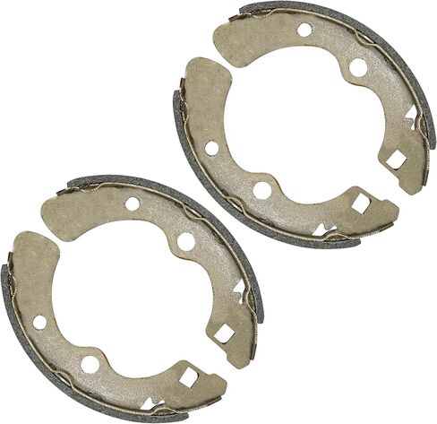 Caltric 2 Rear Brake Shoes Compatible with Kawasaki Mule 3010 KAF620 1993 2001-2008 in Saudi Arabia