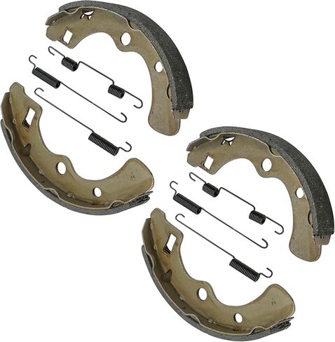 Caltric 2 Rear Brake Shoes Compatible with Kawasaki Mule 3010 KAF620 1993 2001-2008 in Saudi Arabia