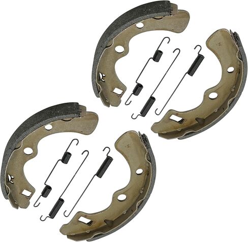 Caltric 2 Rear Brake Shoes Compatible with Kawasaki Mule 3010 KAF620 1993 2001-2008 in Saudi Arabia
