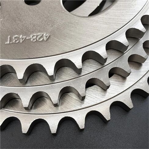 قطع غيار الدراجات النارية تناسب GS125 HJ125 دراجة نارية الصلب 58 مللي متر 428 سلسلة 32T 34T 35T 36T 38T 39T 41T 42T 43T 44T 45T 47T 48T 53T ضرس خلفي (41T) in Saudi Arabia