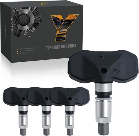 مستشعر مراقبة ضغط الإطارات TPMS المبرمج مسبقًا 25774006 مناسب لكاديلاك CTS SRX، مناسب لسيارة شيفروليه SSR Trailblazer، مناسب لسيارة Buick Rainier، مناسب لـ GMC، مناسب لـ Isuzu - 315 ميجا هرتز (4) in Saudi Arabia
