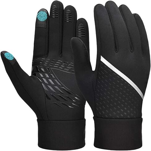 JEELAD Kid Winter Warm Sports Gloves Touch Screen Windproof Running Glove for Snow Cycling Bike Riding Hiking Soccer Outdoor Children Boys Girls in Kuwait