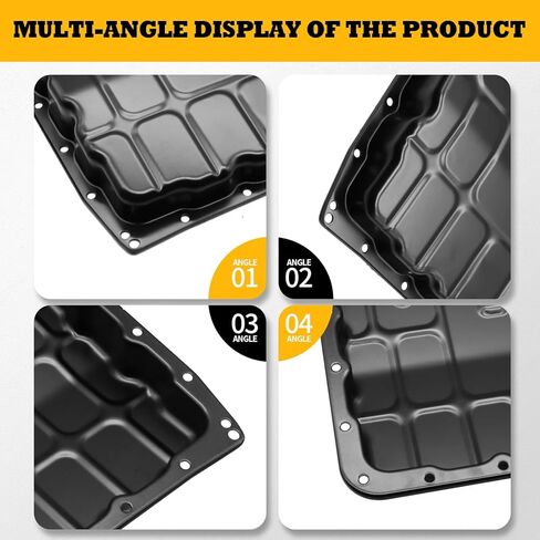 Transmission Oil Pan with Drain Plug Compatible with 350Z Armada Frontier Pathfinder Titan Xterra 2003-2014 3139090X0B 3139090X00 in Saudi Arabia
