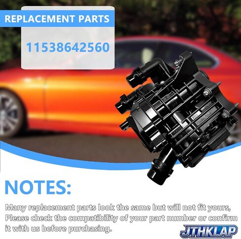 11538642560 وحدة إدارة حرارة مبيت مبرد المحرك متوافقة مع BMW 230i 330e 330i 430i 530e 530i X3 X4 Z4 2.0L L4 استبدال 11538642560 in Kuwait