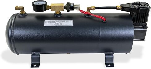 HornBlasters Flatlaw 3-Liter Train Horn Kit, All-In-One Air System - Easy Install - Big Sound in Kuwait