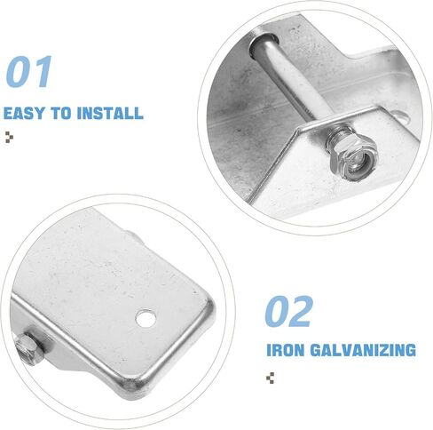 GARVALON الثقيلة رافعة حامل مقطورة جاك القدم لوحة مع استقرار لملحقات دعم مقطورة العربة و Rv in Kuwait