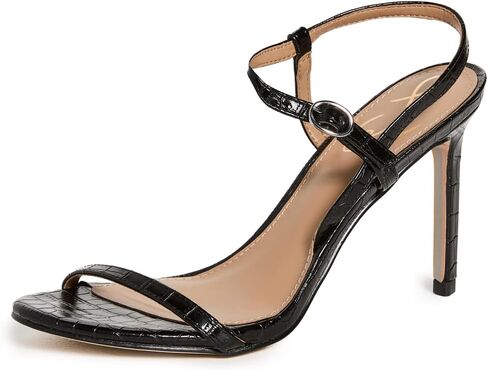 Sam Edelman Women's Doran Heeled Sandal, Black, 8 in Saudi Arabia