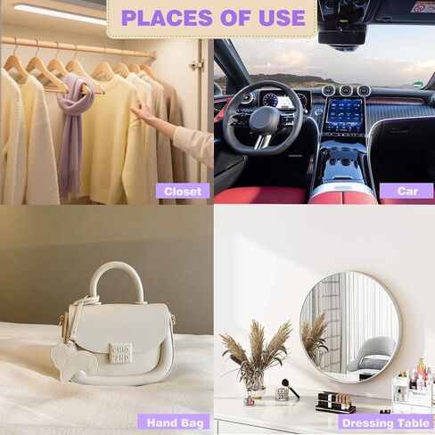 12 قطعة من معطرات هواء السيارة المعلقة، روائح معطرة تدوم طويلاً، لافندر روز جاردينيا، ديكور معلق على شكل نبات، ملحقات تزيين للمنزل أو السيارة in Kuwait