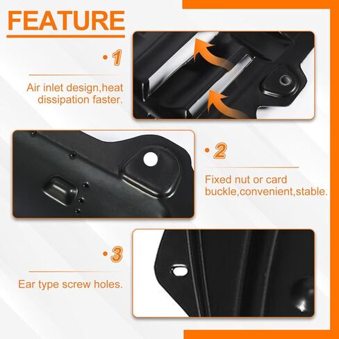 Engine Splash Shield Guard Fit for 2012-2019 Focus C-Max #AV6Z6P013A #FO1228121 in Saudi Arabia