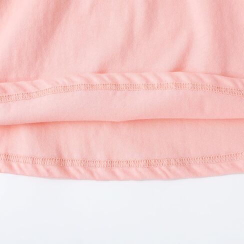 HILEELANG Girls Easter Dress Short Sleeve Cotton Casual Dress, Suitable for Toddlers, Cute and Soft Spring/Summer Dress 2-7Y in Kuwait