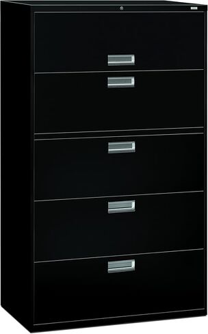 HON 695LP 600 Series 42-Inch by 19-1/4-Inch 5-Drawer Lateral File, Black in Kuwait
