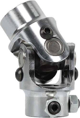 CHROME 3/4" Round x 3/4" DD Steering Shaft U-Joint Street Rod Universal Coupler in Kuwait
