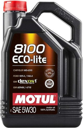 Motul 5L Synthetic Engine Oil 8100 0W20 ECO-LITE in Kuwait