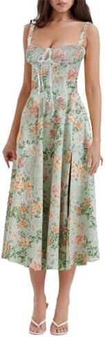 Floral Bustier Midriff Waist Shaper Dress, Bustier Midriff Waist Shaper Dress, Bustier Midriff Waist Shaper Dress in Saudi Arabia