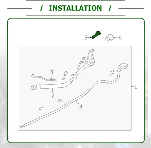 PartsFlow 13580741 Rear Fuel Filler Funnel Part Compatible with Buick Cadillac Escalade Chevrolet Silverado GMC Sierra 2018-2022 in Saudi Arabia