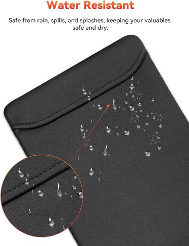 حقيبة شاشة محمولة مقاس 15.6 بوصة من HotYeah، غطاء من النيوبرين مقاوم للماء لشاشة الكمبيوتر المحمول أثناء السفر، حقيبة تخزين بسيطة كحافظة شاشة، حافظة واقية لجهاز iPad اللوحي وحقيبة كمبيوتر محمول MacBook in Kuwait