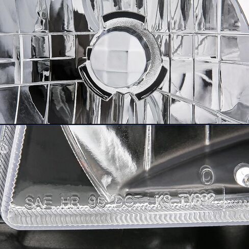 4Pcs Chrome Headlights + Parking Lights Corner Lamps Assembly Fits 1997 1998 1999 2000 Toyota Tacoma Halogen Head Lights, Clear Lens Lights Replace# TO2503120, TO2502120, TO2521154, TO2520154 in Saudi Arabia