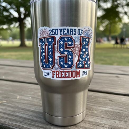 10 قطع من ملصقات أمريكا للحرية لمدة 250 عامًا، الذكرى السنوية الـ 250 للولايات المتحدة الأمريكية 1776 2026، نحن الشعب الوطني المقاوم للماء من الفينيل، ملصقات إيجل ليبرتي الرابع من يوليو هدايا التراث الأمريكي in Kuwait