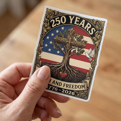 10 قطع من ملصقات أمريكا للحرية لمدة 250 عامًا، الذكرى السنوية الـ 250 للولايات المتحدة الأمريكية 1776 2026، نحن الشعب الوطني المقاوم للماء من الفينيل، ملصقات إيجل ليبرتي الرابع من يوليو هدايا التراث الأمريكي in Kuwait