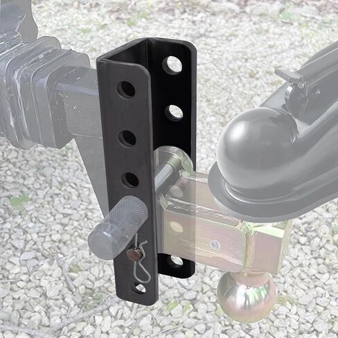 دعامة قناة مقطورة قابلة للتعديل من Lonffery، لحلقة Lunette أو الوصلة، نمط مسمار مقاس 2 بوصة، عرض 3 بوصة × طول 12 بوصة، 6 فتحات - 5 أوضاع in Kuwait