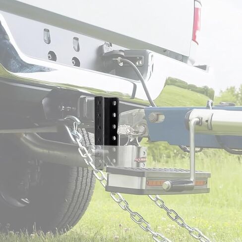 دعامة قناة مقطورة قابلة للتعديل من Lonffery، لحلقة Lunette أو الوصلة، نمط مسمار مقاس 2 بوصة، عرض 3 بوصة × طول 12 بوصة، 6 فتحات - 5 أوضاع in Kuwait