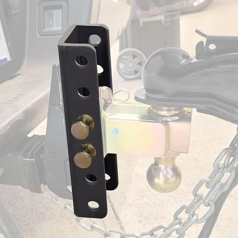 دعامة قناة مقطورة قابلة للتعديل من Lonffery، لحلقة Lunette أو الوصلة، نمط مسمار مقاس 2 بوصة، عرض 3 بوصة × طول 12 بوصة، 6 فتحات - 5 أوضاع in Kuwait