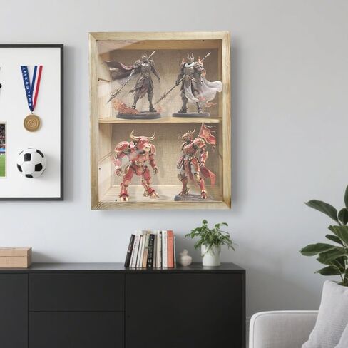 صناديق ظلال كبيرة مقاس 16 × 20 × 6، وحالات عرض إطار صندوق ظلال كبيرة جدًا مع أرفف وباب مغناطيسي، وصندوق ظلال عميق مقاس 6 بوصات لزهور ميداليات جيرسي والمقتنيات (مكربنة) in Kuwait