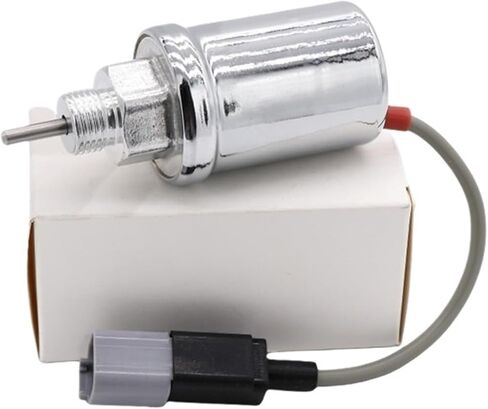 1pc 12V Fuel Shut Off Solenoid Valve U85206452 U85206520 for Engine 402D 403D 404D 404C 403C Stop Shutdown Solenoid(Black) in Kuwait