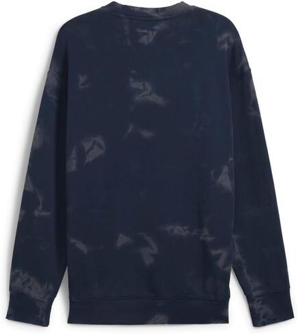 PUMA Mens Downtown Re: Place Crew Neck Sweatshirt Casual Breathable - Blue in Saudi Arabia