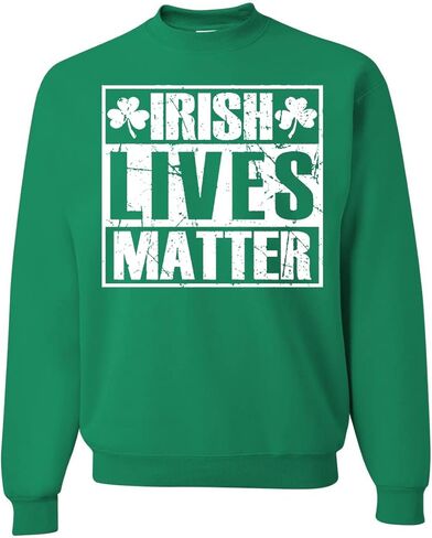 Wild Bobby Kiss Me Im Drunk Irish Whatever Funny Drinking St. Patrick's Day Unisex Crewneck Graphic Sweatshirt in Saudi Arabia
