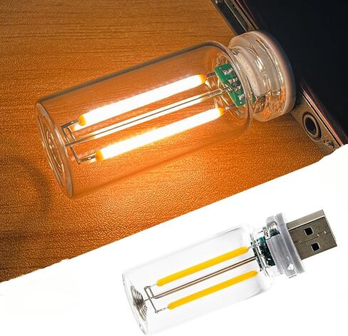 Retro Car Lamp,USB Touch Control Car Light, Plug in LED Dimmable Ambient Lamp,Mini LED Bulb Portable Light for Bedroom,Car,Camping,Party,Hallway,Desk (Pink) in Saudi Arabia
