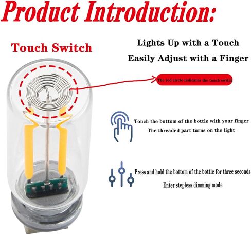 Retro Car Lamp,USB Touch Control Car Light, Plug in LED Dimmable Ambient Lamp,Mini LED Bulb Portable Light for Bedroom,Car,Camping,Party,Hallway,Desk (Pink) in Saudi Arabia