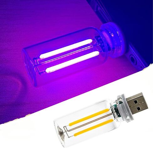Retro Car Lamp,USB Touch Control Car Light, Plug in LED Dimmable Ambient Lamp,Mini LED Bulb Portable Light for Bedroom,Car,Camping,Party,Hallway,Desk (Pink) in Saudi Arabia