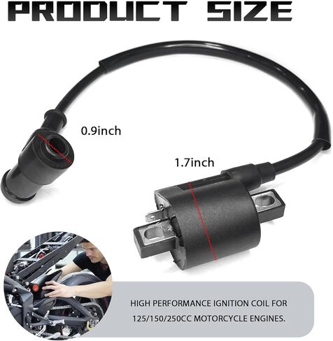 ملف إشعال لمحركات CG 50cc 90cc 110cc 125cc 150cc 200cc 250cc، مجموعة أدوات خط إشعال سلك توصيل الإشعال لدراجة سكوتر ATV رباعية الترابية والدراجة النارية والدراجات النارية Go Kart in Saudi Arabia