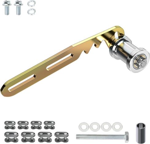 Universal Mini Bike Chain Tensioner Adjuster Bracket Compatible with Predator 212cc 79cc 224cc 196cc GX160 GX200 Engine Coleman CT200U CT200U-EX BT200X Baja DB30 Minibike Parts Black Roller in Saudi Arabia