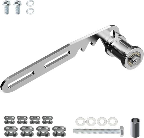 Universal Mini Bike Chain Tensioner Adjuster Bracket Compatible with Predator 212cc 79cc 224cc 196cc GX160 GX200 Engine Coleman CT200U CT200U-EX BT200X Baja DB30 Minibike Parts Black Roller in Saudi Arabia