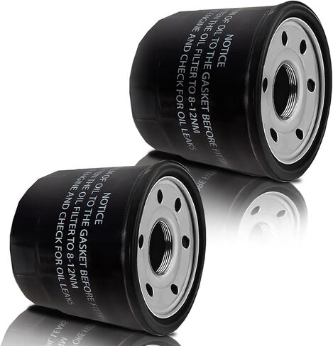QYMOTO Hisun Oil Filter with Nut,High Performance Easy to Install Compatible with Hisun UTV ATV 250,400,450,500,550,700,750,Massimo,Co-lemen,Cub-Cadet in Saudi Arabia