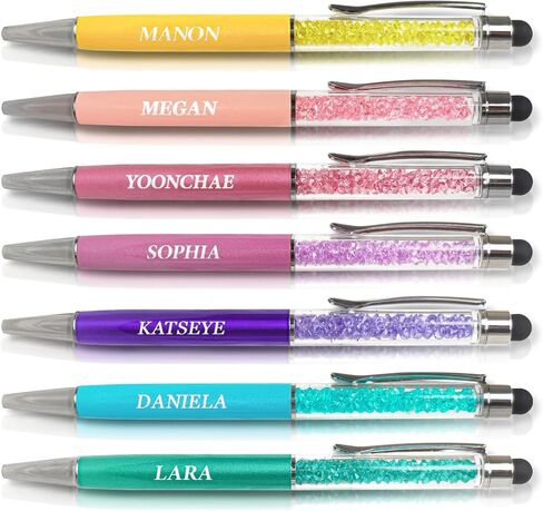 مجموعة أقلام حبر جاف Kpop Gifts Merch 7 قطع لمحبي KATSEYE - أقلام سوداء قابلة للسحب مع قلم شاشة تعمل باللمس، واللوازم المكتبية لعشاق الموسيقى، وهدايا K-Pop والمقتنيات in Saudi Arabia