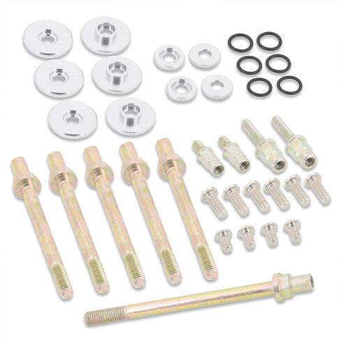 AJP Distributors JDM K-Series K20 K24 Low Profile Valve Cover Cap Cup Washers Bolts Aluminum Engine Motor Dress Up Kit Red Compatible/Replacement For RSX DC5 Civic SI EP3 DOHC VTEC 02 03 04 05 06 in Saudi Arabia