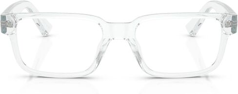 Armani Exchange AX AX3130U Universal Fit Prescription Eyewear Frames, Shiny Crystal/Demo Lens, 53 mm in Saudi Arabia