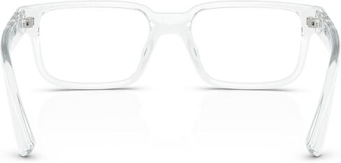 Armani Exchange AX AX3130U Universal Fit Prescription Eyewear Frames, Shiny Crystal/Demo Lens, 53 mm in Saudi Arabia