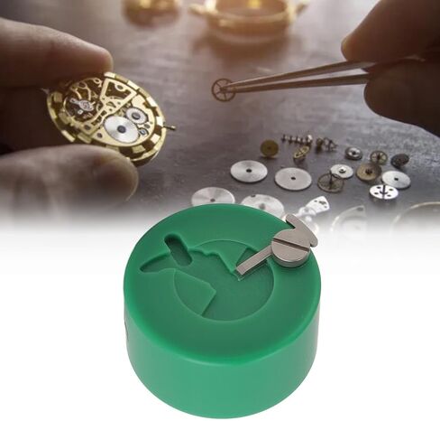 Watch Movement Balance Wheel Installation Tool (NH35/NH36) - Precision Watchmakers Tool for Enthusiasts, Stainless Steel & Plastic Construction, Durable and Professional Use in Saudi Arabia