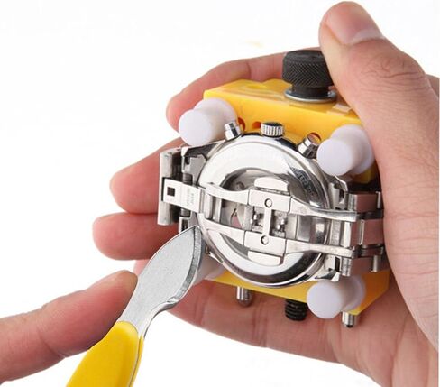 5 Sizes Watch Back Case Opener Removal Knife Repair Tool with 3pcs Spring Bar Tools and 20 pcs Watch Pins,28pcs in Saudi Arabia